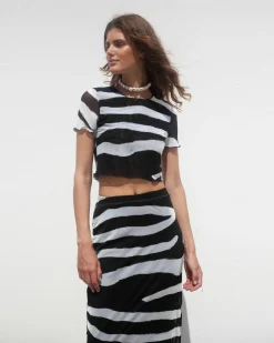 STIEGLITZ Arreley Mesh Crop Top^ T-Shirts & Tops