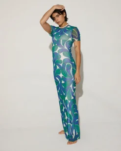 STIEGLITZ Eyva Mesh Dress Green^ Dresses