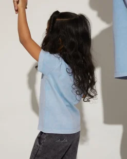 STIEGLITZ Mel Worn Out T-Shirt Kids Baby Blue^ Kids