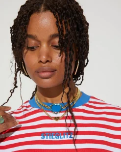 STIEGLITZ Striped T-Shirt^ T-Shirts & Tops